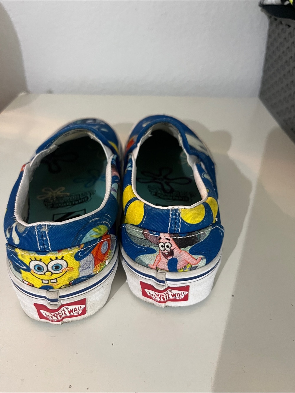 Vans SpongeBob SquarePants Slip on Shoes Mens 3.5 Women’s 5 - Picture 5 of 12